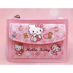 Adorable Hello Kitty Zipper Wallet – Coin, Credit Card & Cash Organizer